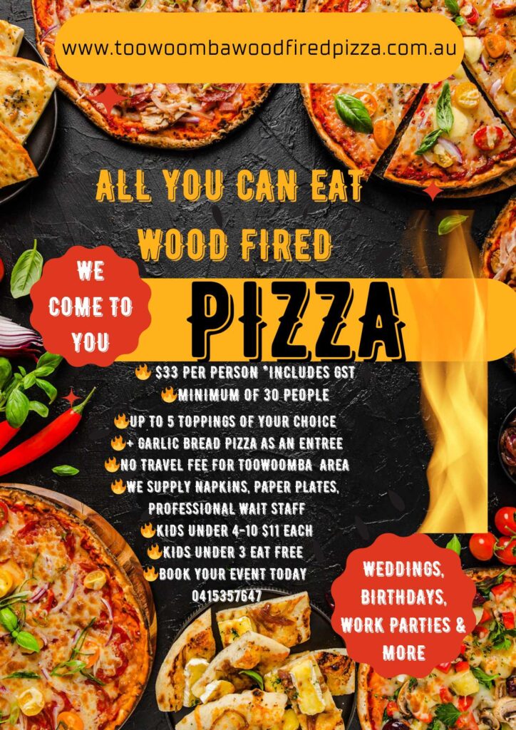 Toowoomba Wood Fired Pizza Mobile Catering